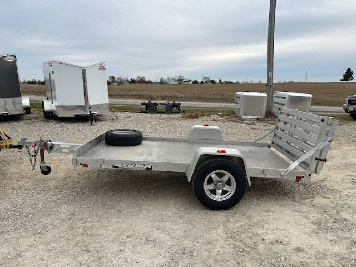 Used 2016 Aluma 6310H 63"X10' Utility Trailer