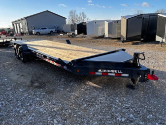 New 2024 IRON BULL EWB 83"X24' 14K HD EQUIPMENT FULL WIDTH RAMPS Equipment Trailer