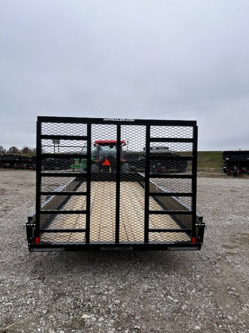 New 2025 H&H Trailers NEW 82"X20' SOLID SIDE 7K GVWR 5' LADDER STYLE GATE Utility Trailer