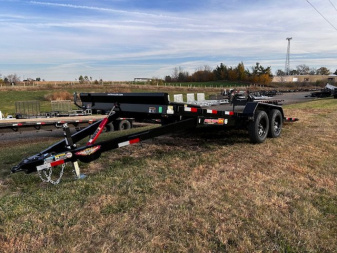 New 2025 H&H Trailers 82X20 7K SPEED LOADER TILT Car / Racing Trailer