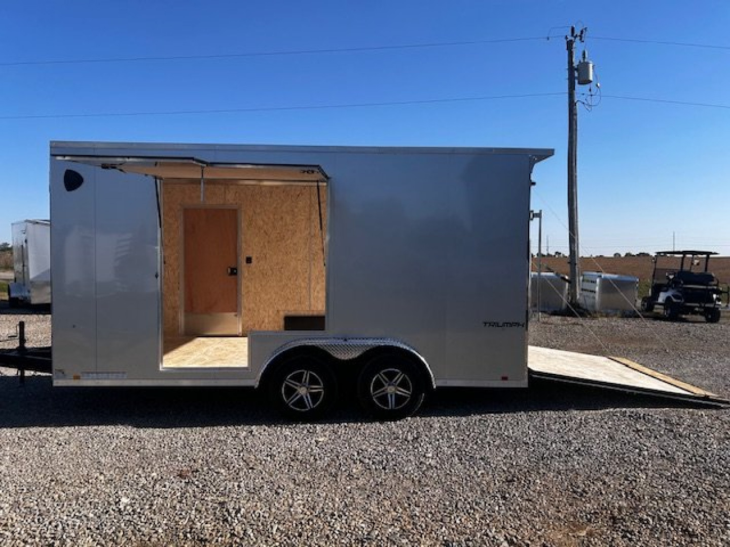 New 2024 FORMULA TRAILERS 7.5x16 UTV Side Door TRIUMPH Cargo / Enclosed Trailer