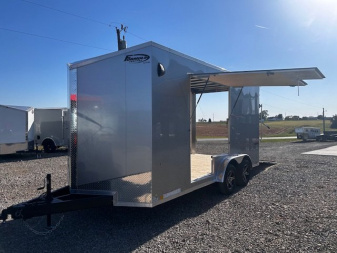 New 2024 FORMULA TRAILERS 7.5x16 UTV Side Door TRIUMPH Cargo / Enclosed Trailer