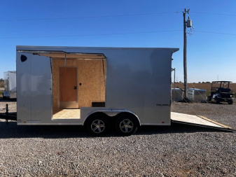 New 2024 FORMULA TRAILERS 7.5x16 UTV Side Door TRIUMPH Cargo / Enclosed Trailer