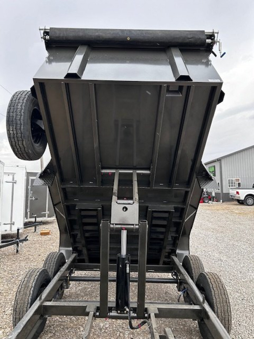 New 2025 MAXXD D7X 72X12 Dump Trailer 12K GVWR WIRELESS KIT/RAMPS/TARP 3' SIDES