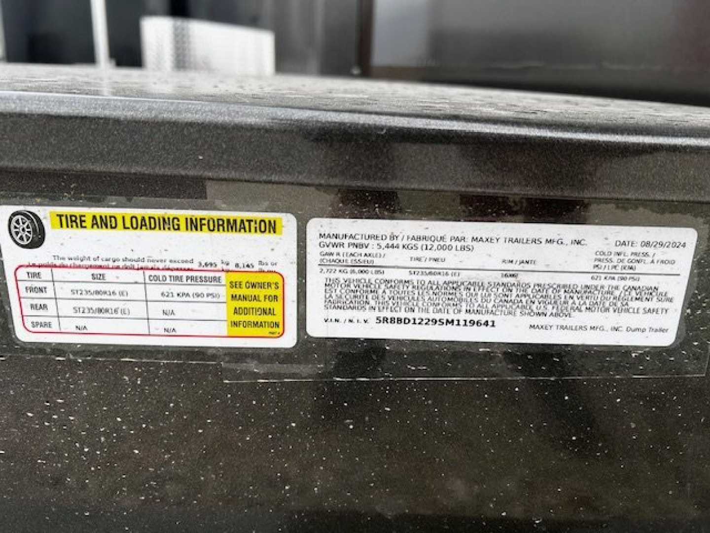 New 2025 MAXXD D7X 72X12 Dump Trailer 12K GVWR WIRELESS KIT/RAMPS/TARP 3' SIDES