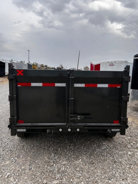 New 2025 MAXXD D7X 72X12 Dump Trailer 12K GVWR WIRELESS KIT/RAMPS/TARP 3' SIDES