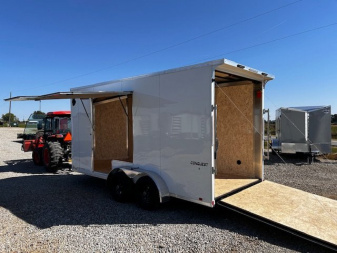 New 2024 FORMULA TRAILERS 7x16 Conquest UTV Side Door Cargo / Enclosed Trailer