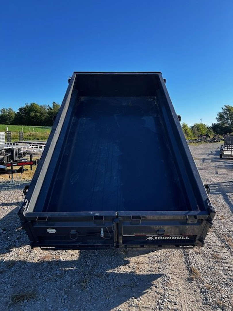 New 2024 Iron Bull DWB 83"x14' 14.9k gvwr Dump Trailer