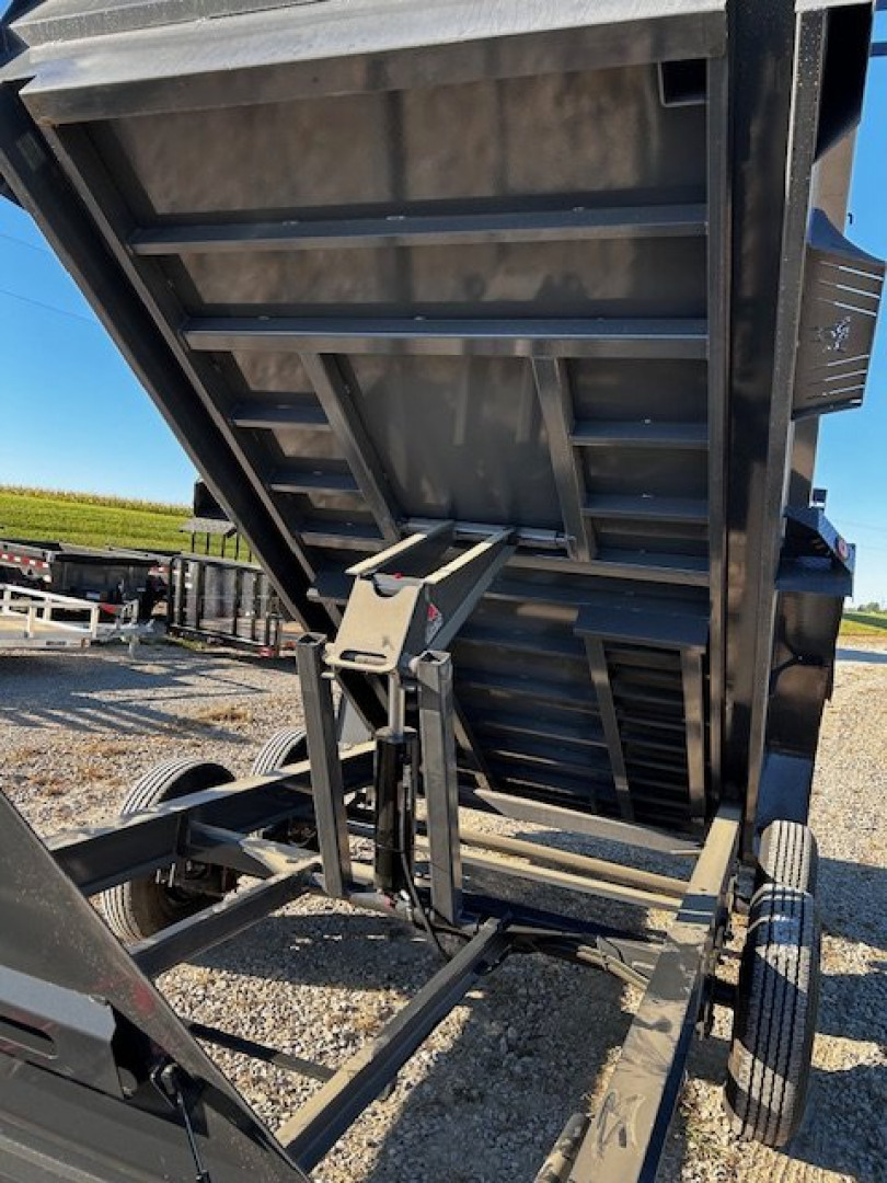 New 2024 Iron Bull DWB 83"x14' 14.9k gvwr Dump Trailer