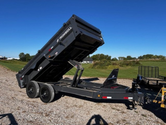New 2024 Iron Bull DWB 83"x14' 14.9k gvwr Dump Trailer