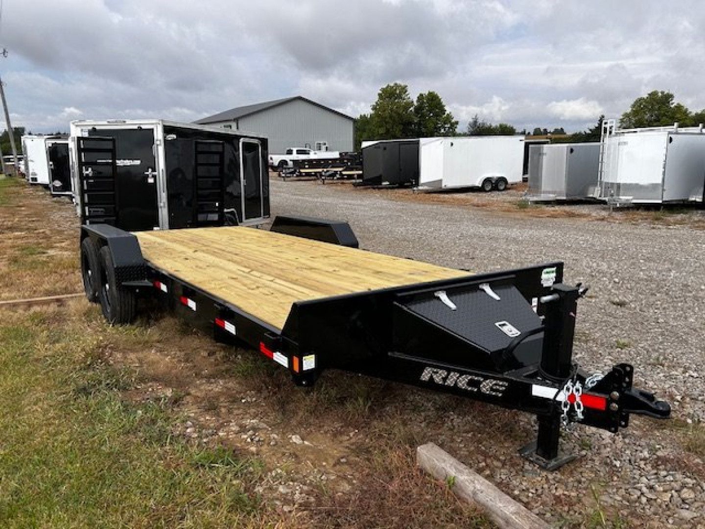 New 2025 RICE 82X20 14K GVWR Equipment Trailer