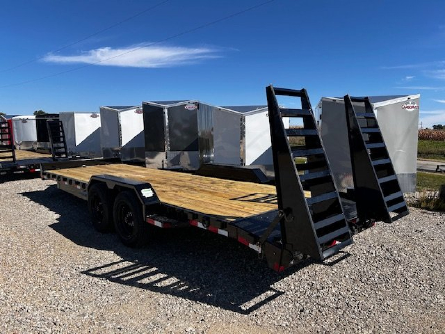 New 2025 RICE 82X24 Rice HD 16K GVWR Equipment Trailer