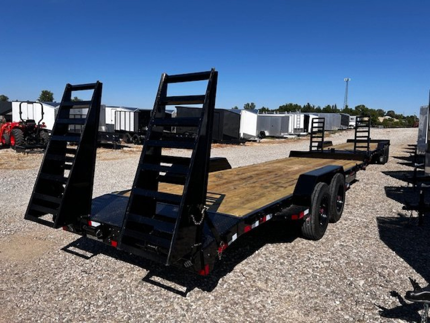 New 2025 RICE 82X24 Rice HD 16K GVWR Equipment Trailer
