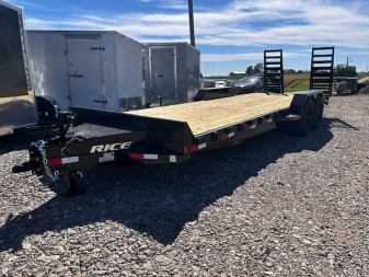 New 2025 RICE 82X24 Rice HD 16K GVWR Equipment Trailer