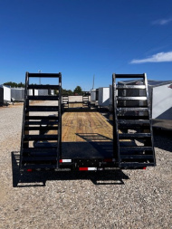 New 2025 RICE 82X24 Rice HD 16K GVWR Equipment Trailer