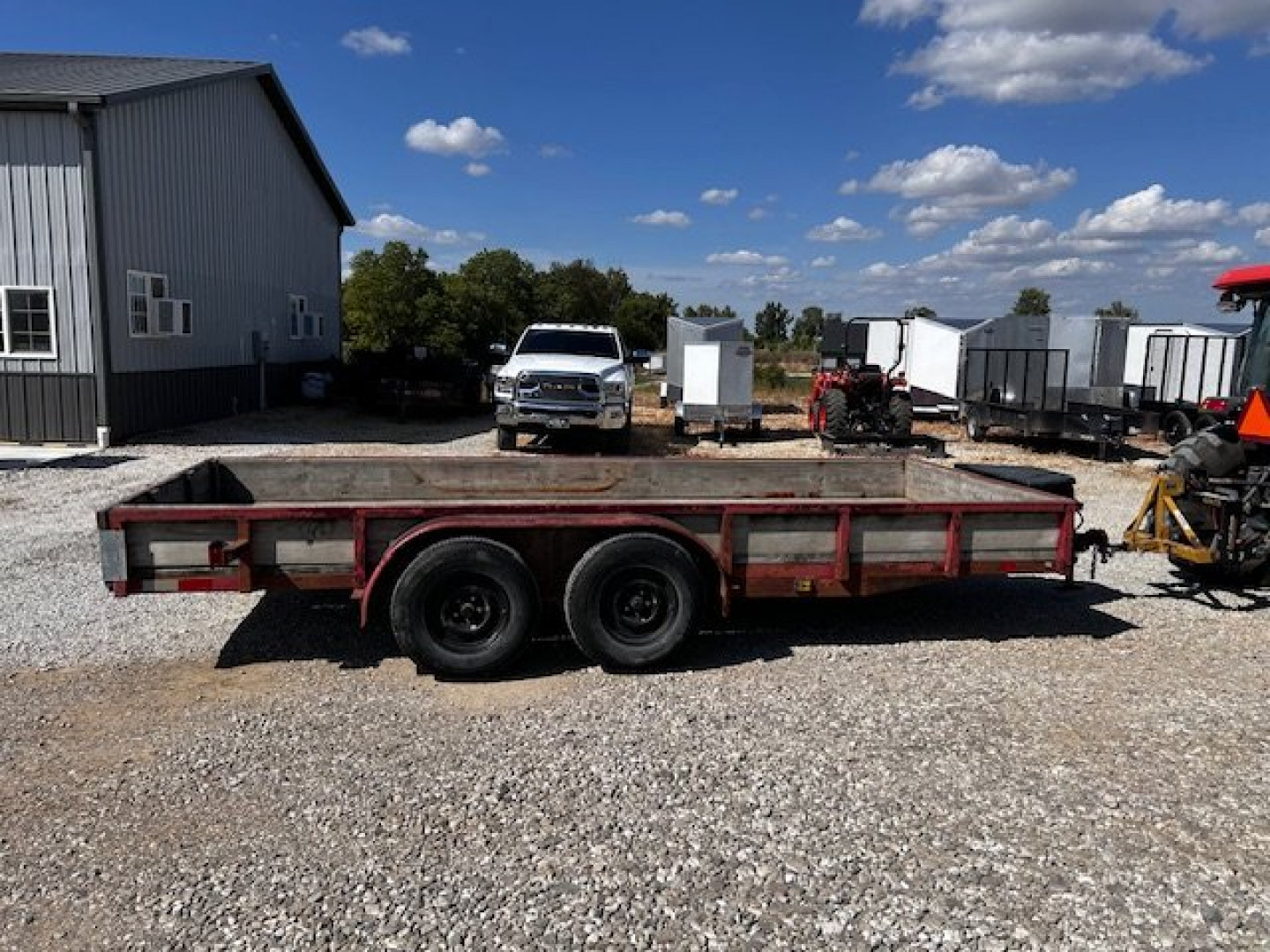 Used 1995 Interstate Trailers 6'X16' UTILITY TANDEM AXLE Utility Trailer