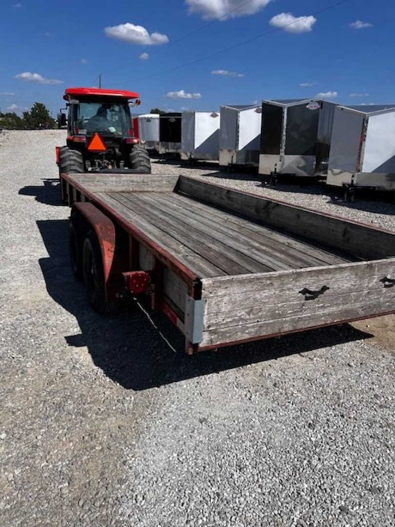Used 1995 Interstate Trailers 6'X16' UTILITY TANDEM AXLE Utility Trailer