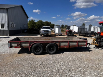Used 1995 Interstate Trailers 6'X16' UTILITY TANDEM AXLE Utility Trailer