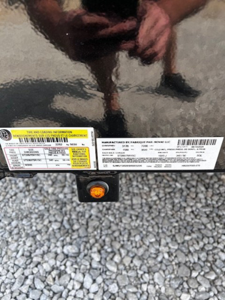 New 2025 H&H Trailers NEW 82"X20' SOLID SIDE 7K GVWR Utility Trailer