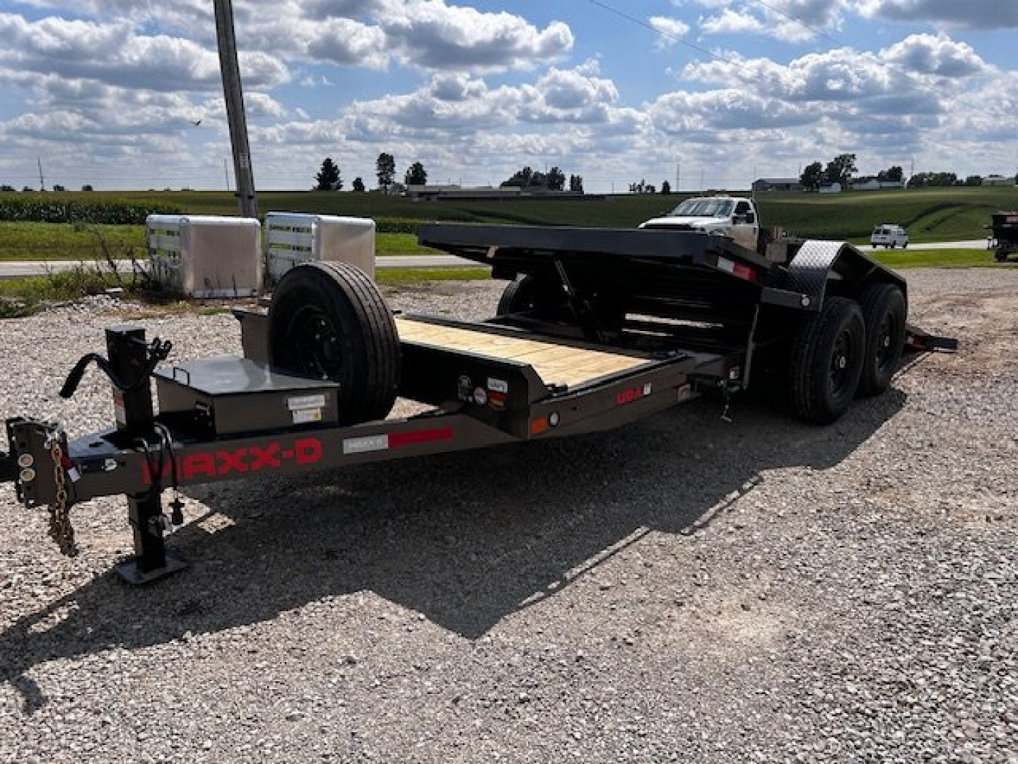 New 2025 MAXXD G6X 83X20 Gravity Tilt Equipment Trailer 14 PLY TIRES