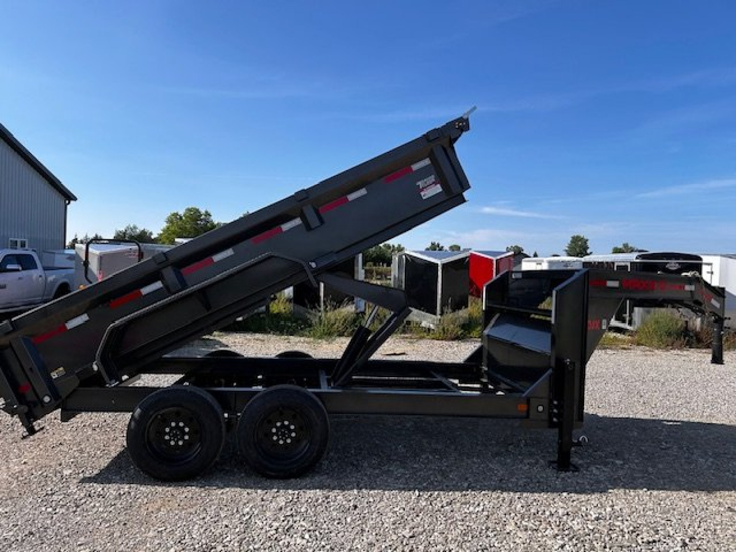 New 2025 MAXXD DJX 83"X14' GN 17.5 K GVWR HD Dump Trailer