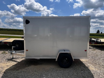 New 2025 E-Z Hauler 6X10 XLT Cargo / Enclosed Trailer REAR RAMP DOOR