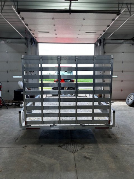 New YEAR END CLEARANCE SALE $$$ 2024 Mission MU 80"X12' WR 2.0 ALUMINUM FRAME WOOD FLOOR 5' GATE Utility Trailer SALE $$$