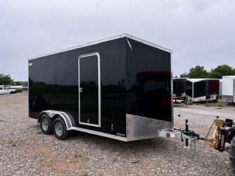 New 2025 LIGHTNING TRAILERS 7.5X16 ALL ALUMINUM 7'2" INTERIOR RAMP DOOR Cargo / Enclosed Trailer