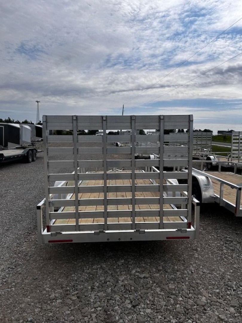 New 2024 Mission MLS 6.5'X18' TANDEM AXLE UTILITY WITH 5' TALL GATE ALUMINUM FRAME WOOD FLOOR Utility Trailer