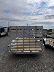 New 2024 Mission MLS 6.5'X18' TANDEM AXLE UTILITY WITH 5' TALL GATE ALUMINUM FRAME WOOD FLOOR Utility Trailer