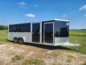 New 2026 Frontier 8 x 20 Stock Low 8 Pen/ Stock Combo Trailer