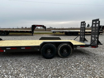 New 2024 MAXXD C6X 83"X20' 14K GVWR EQUIPMENT STANDUP RAMPS Equipment Trailer