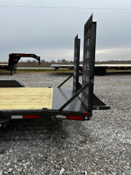 New 2024 MAXXD C6X 83"X20' 14K GVWR EQUIPMENT STANDUP RAMPS Equipment Trailer