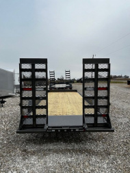 New 2024 MAXXD C6X 83"X20' 14K GVWR EQUIPMENT STANDUP RAMPS Equipment Trailer