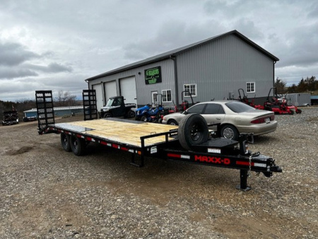 New YEAR END CLEARANCE SALE SAVE $$$ 2024 MAXXD DOX 102 X22' DECKOVER BUMPER PULL 15.6K GVWR Equipment Trailer