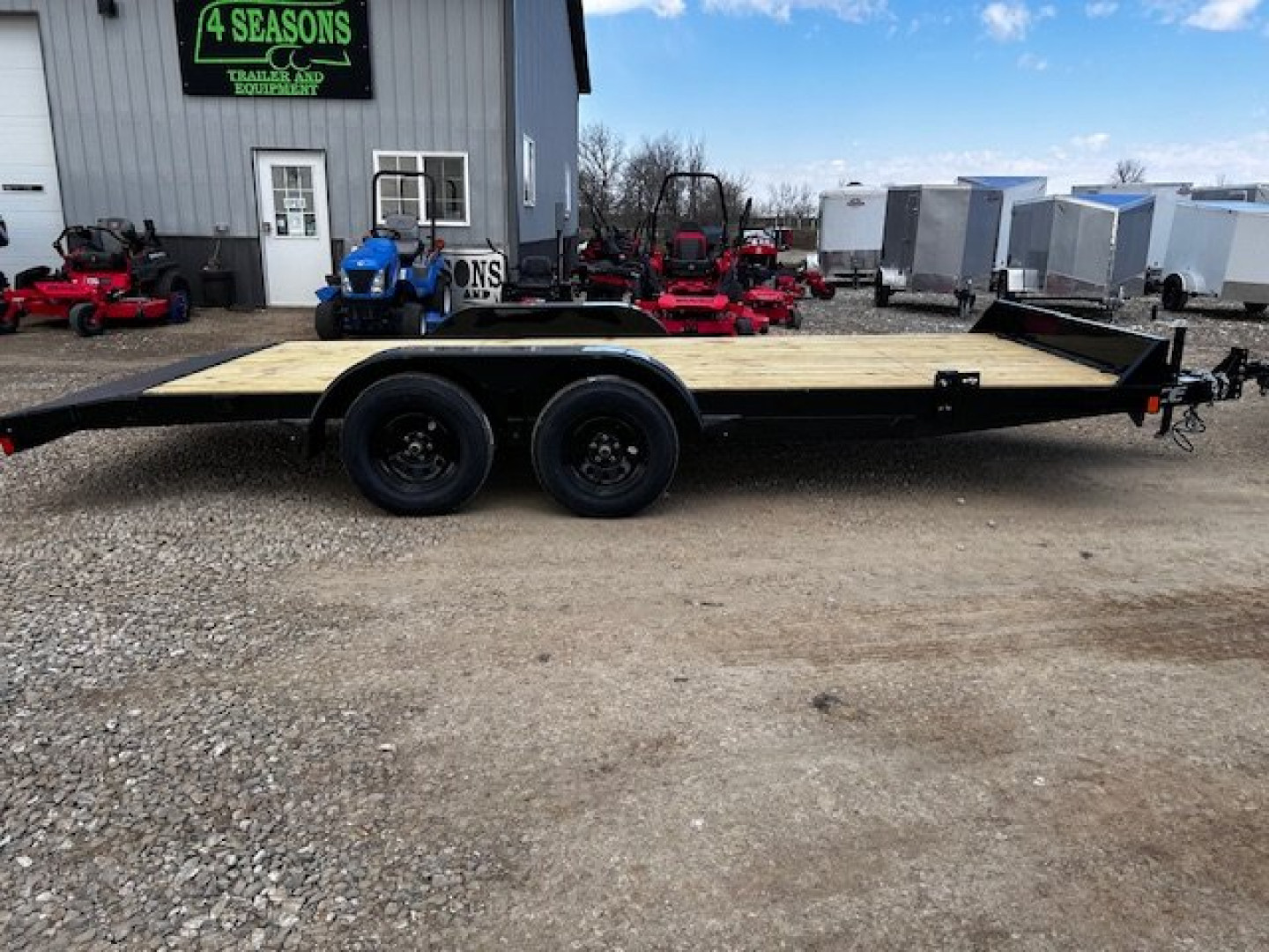 New 2024 RICE NEW 82X18 7K CAR HAULER Car / Racing Trailer