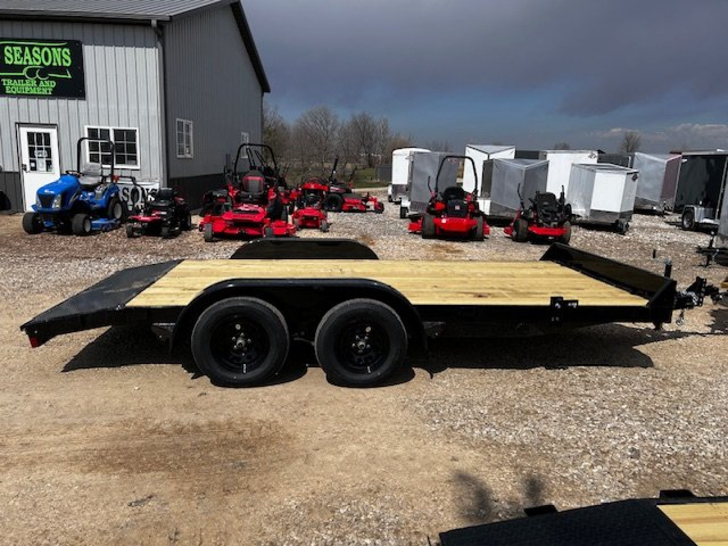 New 2024 RICE NEW 82X16 7K CAR HAULER Car / Racing Trailer