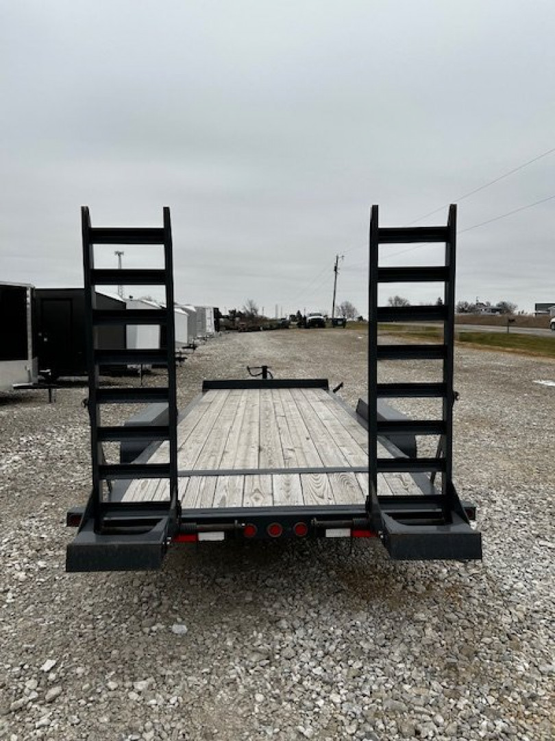 Used 2022 Iron Bull EWB 83"x20' 14k gvwr stand up ramps Equipment Trailer