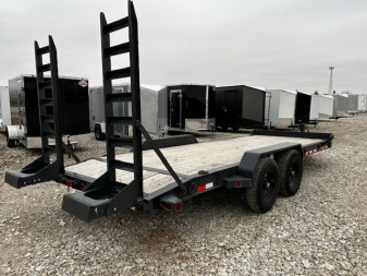 Used 2022 Iron Bull EWB 83"x20' 14k gvwr stand up ramps Equipment Trailer