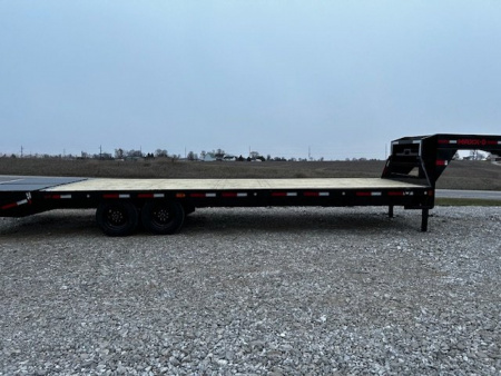 New YEAR END CLEARANCE SALE$$ 2024 MAXXD GSX 102"X28' 5' DOVETAIL 17.5K GVWR GN DECKOVER HD Equipment Trailer