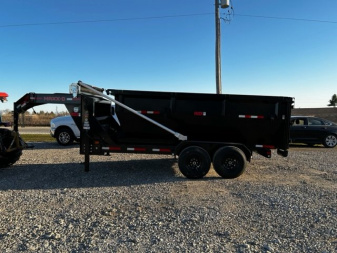 New 2023 MAXXD ROX DUMPSTER BIN TRAILER W 2'/4' SIDED BINS AND FLATBED GN 15,400 GVWR
