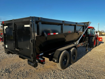New 2023 MAXXD ROX DUMPSTER BIN TRAILER W 2'/4' SIDED BINS AND FLATBED GN 15,400 GVWR
