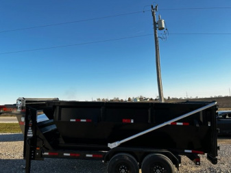 New 2023 MAXXD ROX DUMPSTER BIN TRAILER W 2'/4' SIDED BINS AND FLATBED GN 15,400 GVWR