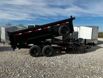 New 2024 MAXXD DTX 83"X14' HD DUMP TRAILER TELESCOPIC HOIST 17.5K GVWR HYD JACK, WIRELESS Dump Trailer
