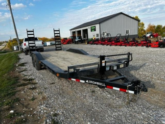 New SALE***2023 Ironbull 102x20 5' stand up ramps 14k gvwr equipment trailer