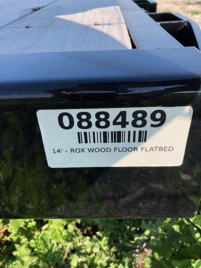 New 2022 MAXXD ROLL OFF WOOD FLOOR FLATBED FOR ROX 14'  Dump Trailer