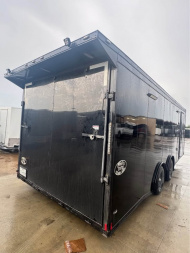 Used 2023 Anvil 24' RACE TRAILER ENCLOSED CAR HAULER WITH ESCAPE DOOR Car / Racing Trailer