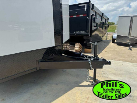 New Pace American 8.5X16 REAR WING SCREWLESS EXTERIOR BLACKOUT Cargo / Enclosed Trailer
