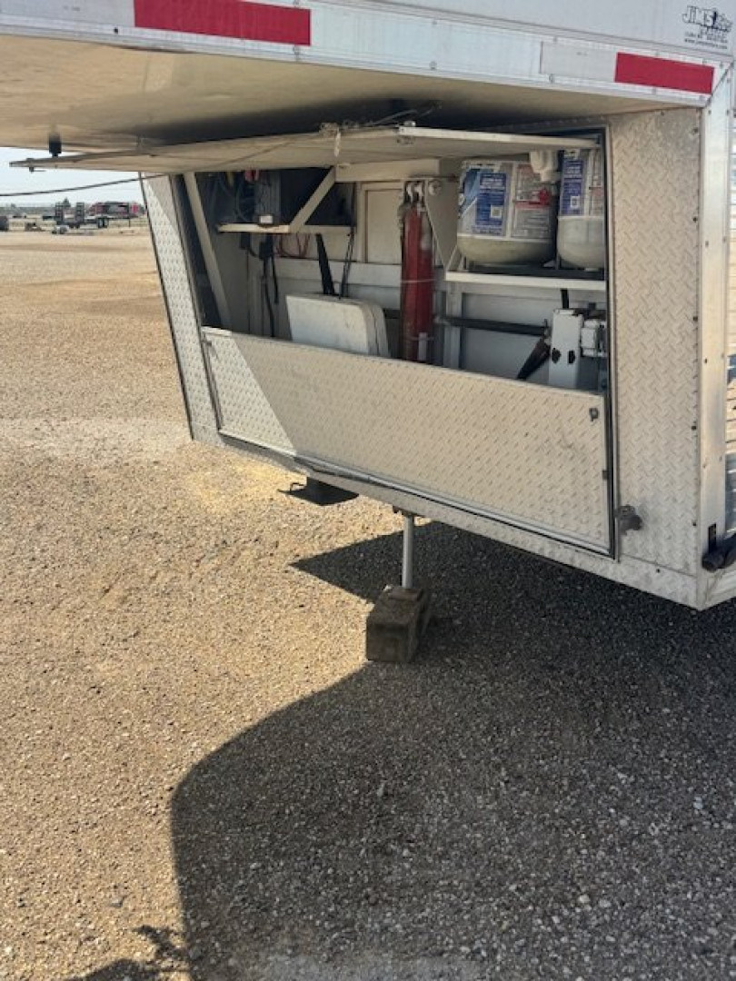 Used 2009 Bison Aluminum Sport 4 Horse Living Quarters Horse Trailer