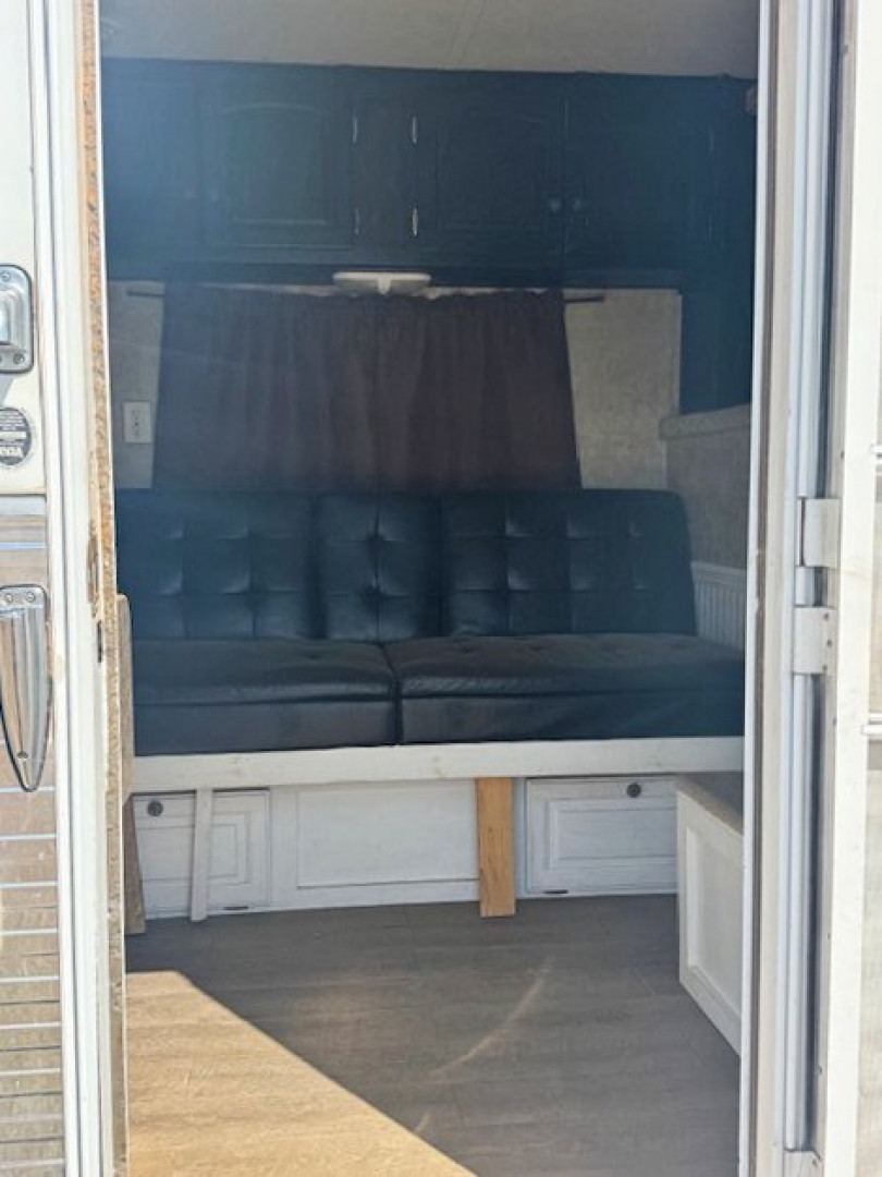 Used 2009 Bison Aluminum Sport 4 Horse Living Quarters Horse Trailer